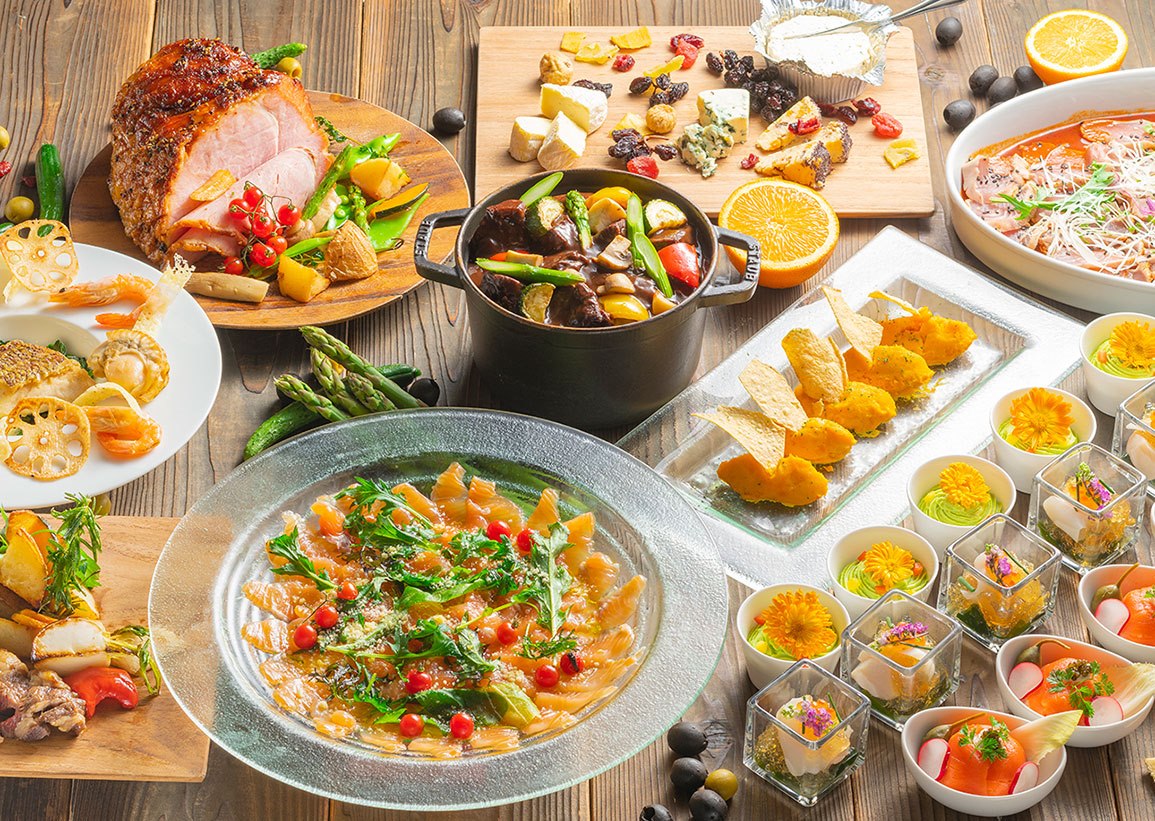 Image of monthly buffet dishes