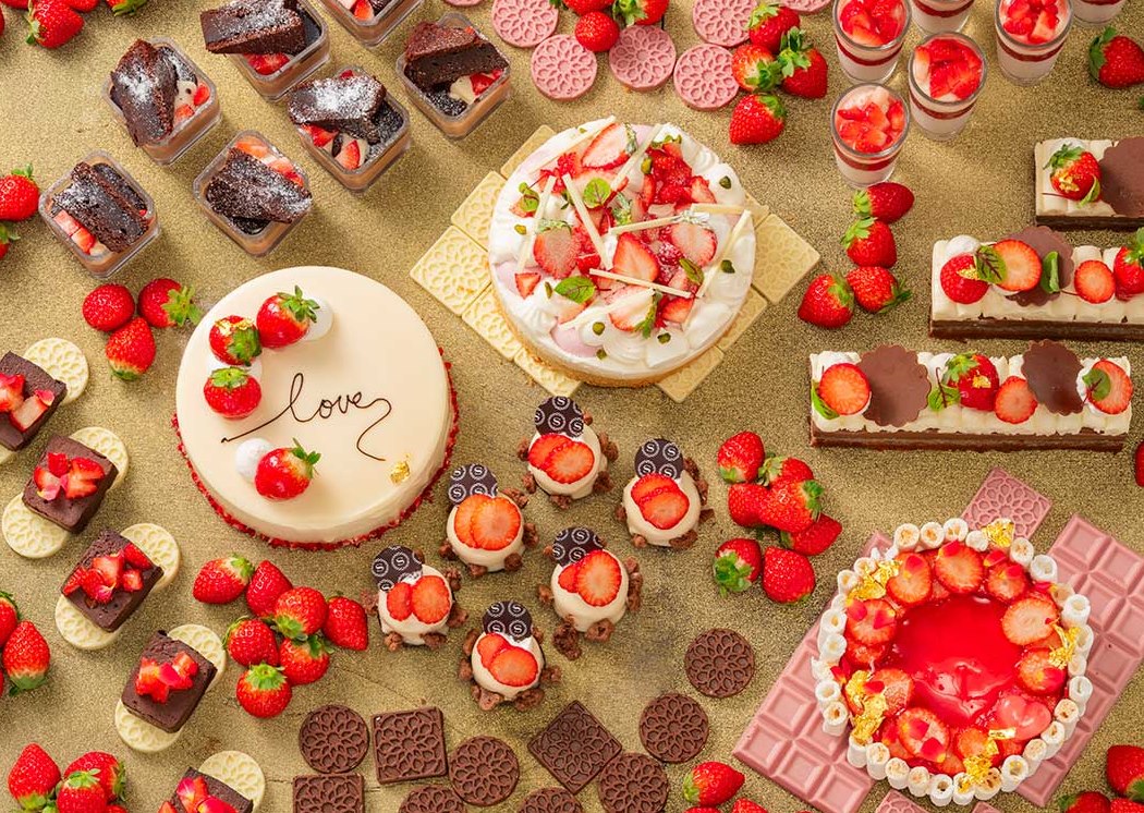 スイーツブッフェ　ストロベリーwithチョコレート　スイーツイメージ