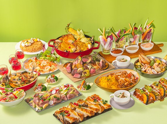 6月アラウンドザワールド　料理イメージ