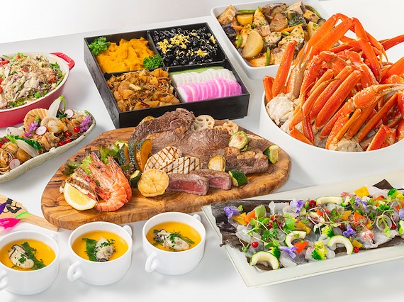 1/1～4新春ブッフェ　料理イメージ