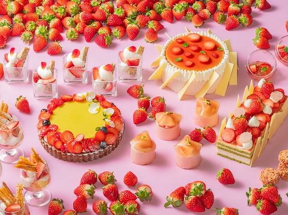 スイーツブッフェ　ストロベリープラス　スイーツイメージ