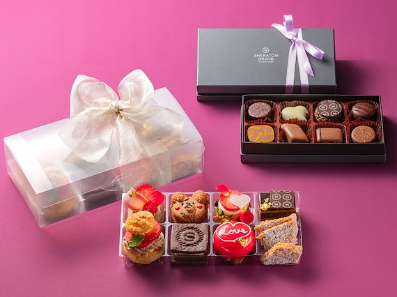 シェラトングランドホテル広島のバレンタインスイーツ。